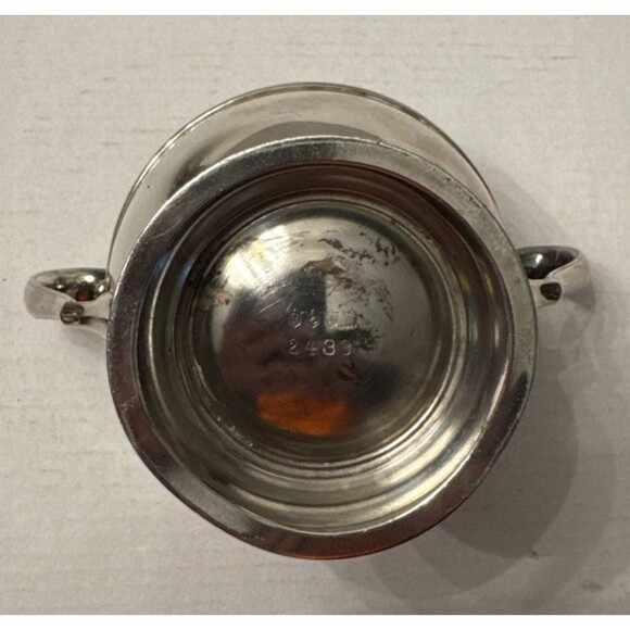 Vintage Forbes Silver Co Tea Coffee Set Teapot Sugar Cream/Lid Silverplate 1890s - Picture 15 of 15